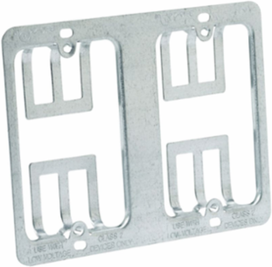 Low Voltage Outlet Support Bracket, Steel, Pre-Galvanized, Max 1-1/4 Inch Drywall