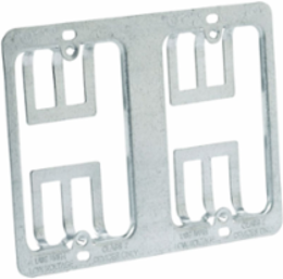 Low Voltage Outlet Support Bracket, Steel, Pre-Galvanized, Max 1-1/4 Inch Drywall