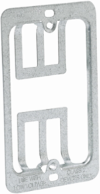 Single Gang Bracket, Steel, Pre-Galvanized, 1-1/4 Inch Drywall Thickness
