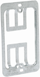 Single Gang Bracket, Steel, Pre-Galvanized, 1-1/4 Inch Drywall Thickness
