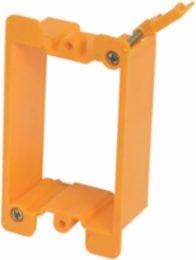 Single Gang Bracket for Low Voltage Outlets, Steel, 3/4 Inch Drywall Thickness