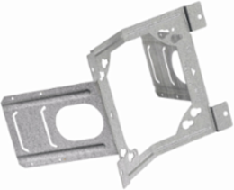Double Sided Box Support Bracket, 1 Inch Height, 1 Inch Width, Stud Size: 4 Inch, Pre-Galvanized
