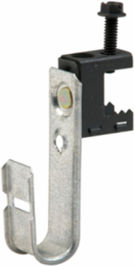 Beam Mount Cable to Beam Fastener, 3/4 Inch Hook, 30 lb Load Capacity, Steel