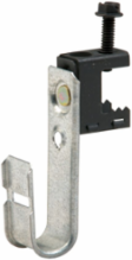 Beam Mount Cable to Beam Fastener, 3/4 Inch Hook, 30 lb Load Capacity, Steel