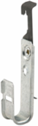 Cable to Wire and Rod Fastener, 25 lb Load Capacity, Pre-Galvanized Steel, 3/4 Inch Hook