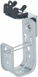 Cable to Beam Fastener, 2 Inch Hook, Steel, Load Capacity 30 lb, Pre-Galvanized