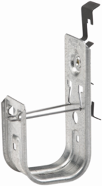 Cable to Wire and Rod Fastener, 2 Inch Hook, Steel, 25 lb Load Capacity
