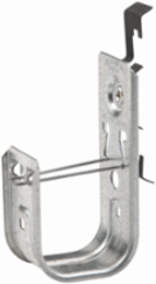 Cable to Wire and Rod Fastener, 2 Inch Hook, Steel, 25 lb Load Capacity