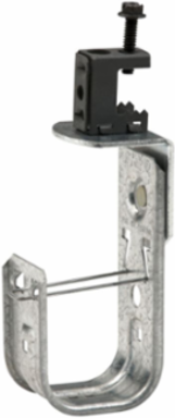 Datacomm Cable to Beam Fastener, 4 Inch Hook, 1 J-Hook, 30 lb Load Capacity