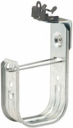 Cable to Beam Fastener, 4 Inch Hook, Steel, 30 lb Load Capacity, Beam Mount