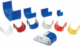 J-Hook Color ID Clip, 2 Inch Hook, UL Listed, White