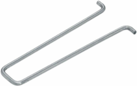 J-Hook Cable Retainer Clips, 5/8 Inch Raise, Pre-Galvanized Steel