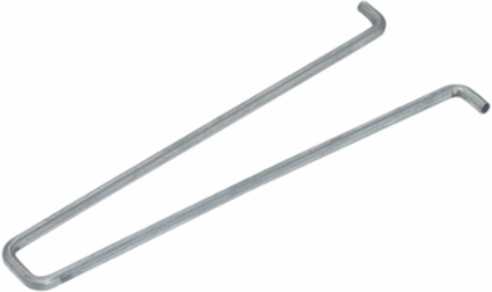 J-Hook Cable Retainer Clips, 3/4 Inch Raise, 4.751 Inch Height