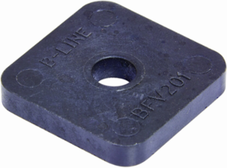 Square Washer for 1/2 Bolt, Steel, 1.62 Inch Height, 1.62 Inch Length, 1.62 Inch Width