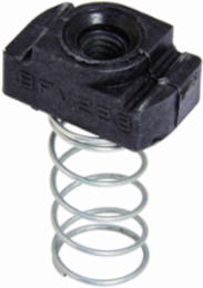 Fiberglass Channel Nut, 1.297 Inch Length, 0.63 Inch Height, Steel