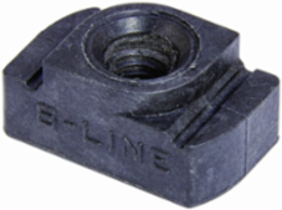 Channel Nut, Steel, 0.63 Inch Height, 1.297 Inch Length, 3/8"-16