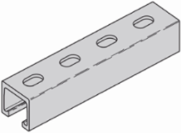 Fiberglass Channel & Fittings, 1.62 Inch Height, 240 Inch Length, Vinyl Polyester Resin