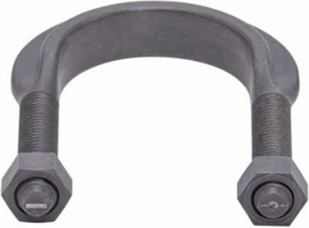U-Bolts with Hex Nuts, 600 lb Load Capacity, 3 Inch Height, 1/2" Thread Size