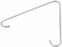 Light Fixture Hangers, Side Mount, 1 Inch x 1 Inch, 29 lbs Load Capacity, Zinc Plated