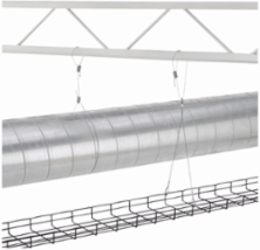 Hanging System, 240 Inch Wire Length, cULus Listed, 1/4-20 Thread Termination