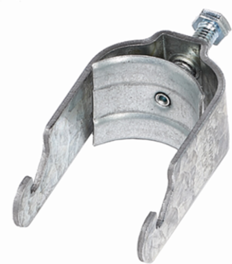 Conduit and Cable Mounting Bracket, 1 Inch Height, 1 Inch Length, 200 lbs Load Capacity