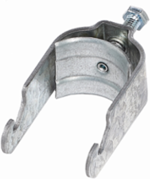 Conduit and Cable Mounting Bracket, 1 Inch Height, 1 Inch Length, 200 lbs Load Capacity