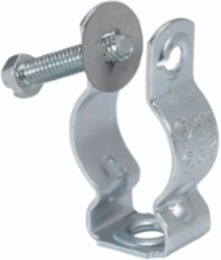 Conduit Hanger, Trade Size 2, 1 Inch EMT/Rigid, 400 lbs Load Capacity, Zinc Plated