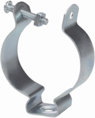 Conduit Support Fasteners, 2.5 Inch EMT/Rigid, 400 lbs Capacity, Zinc Plated