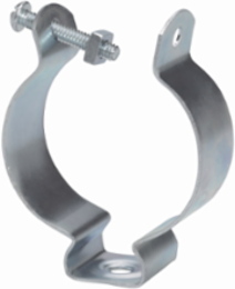 Conduit Support Fasteners, 3 Inch EMT/Rigid, 400 lbs Load Capacity, Zinc Plated