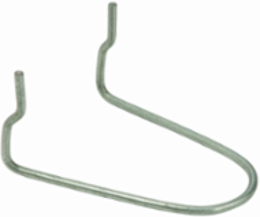 Strut Mounting Bracket, 1 Inch Height, 1 Inch Length, 50 lbs Load Capacity, Zinc Plated