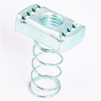 Channel Nut Spring Nut Steel 1.375 Inch x 1.875 Inch M6 x 1 Thread Size