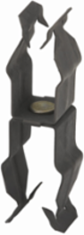 Conduit Support Fasteners, 1 Inch Height, 0.5-0.75 Inch Conduit Size, 25 lbs Load Capacity