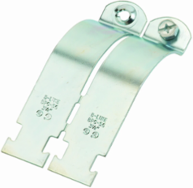 Break-apart Conduit Support Clamps 1 Inch x 1 Inch for 4 Inch Rigid Conduit, 200 lbs Capacity