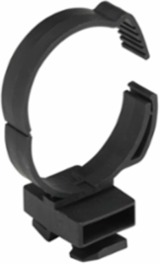 KWIK-CLIP Clamp, 1-5/8 Inch Length, 1-11/32 Inch Width, Plastic, Black