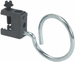 Bridle Ring Rod & Wire Fastener Assembly, 2 Inch, Steel, 15 lb Load Capacity