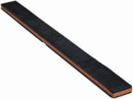 Neoprene Steel Vibration Pad for Air Conditioners, 4 Inch x 36 Inch, 7200 lbs Load Capacity, 3/16 Inch Deflection