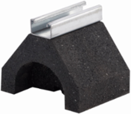 Dura-Blok Rooftop Support, 5 Inch Height, 6 Inch Length, 200 lbs Load Capacity, Cast Iron