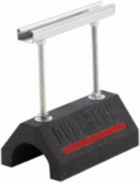 Dura-Blok Rooftop Support 16 Inch Height, 9.35 Inch Length, Cast Iron, Electro-plated Finish
