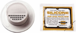 Fiberglass Drain and Vent Accessory, UL Listed, 1.5 Inch Width, 2.28 Inch Height