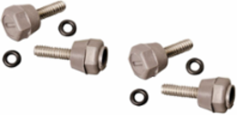End Cap Accessories, UL Listed, 0.63 Inch Height, 0.04 Inch Diameter (4 Pack)
