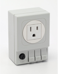 Electrical Receptacle Input Connector for 35 Inch DIN Rail, 3.6 Inch Height, 2.4 Inch Width