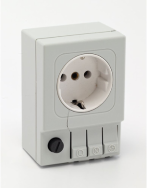 Electrical Accessories Receptacle for 35 mm DIN Rail, 2.4 Inch Width, UL Listed
