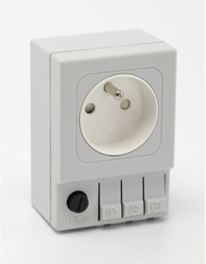 Electrical Accessory for 35 mm DIN Rail, 3.6 Inch Height, 2.4 Inch Width, UL Listed
