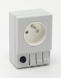 Electrical Accessory for 35 mm DIN Rail, 3.6 Inch Height, 2.4 Inch Width, UL Listed