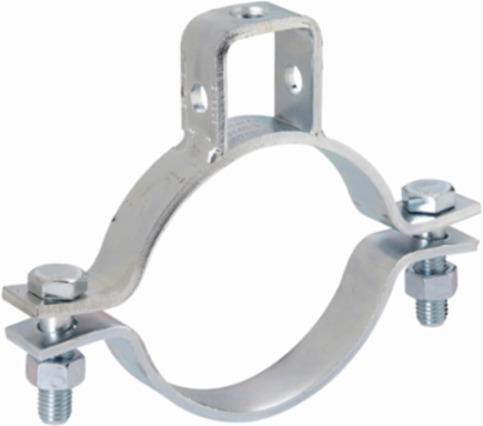 Eaton B-Line series TOLCO sway bracing pipe clamp, Plain, 660 lbs, Steel, Fig 4B, 3" pipe size, Pipe clamp for sway bracing