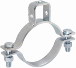 Eaton B-Line series TOLCO sway bracing pipe clamp, Plain, 800 lbs, Steel, Fig 4B, 4" pipe size, Pipe clamp for sway bracing