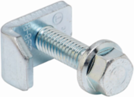 Eaton B-Line series rod stiffeners, Secures channel to hanger rod for vertical seismic bracing, Electro-plated, Steel, Used with 3/8"-16 thru 7/8"-9 hanger rod, Rod stiffener with break-off head