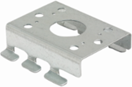 Eaton B-Line series Flextray wire basket tray, Controlled interior, Steel, Conduit connector