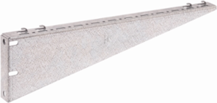 Eaton B-Line series Flextray wire basket tray, 12" width, Steel, Pre-galvanized, Shelf brackets