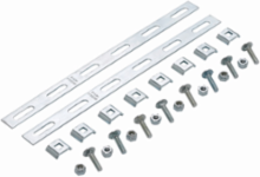 Eaton B-Line series Flextray wire basket tray, 12" bar length, Steel, Zinc, Long splice bar